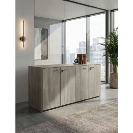 Pack Oficina de Mesa + Armario + Sillas - Montiel