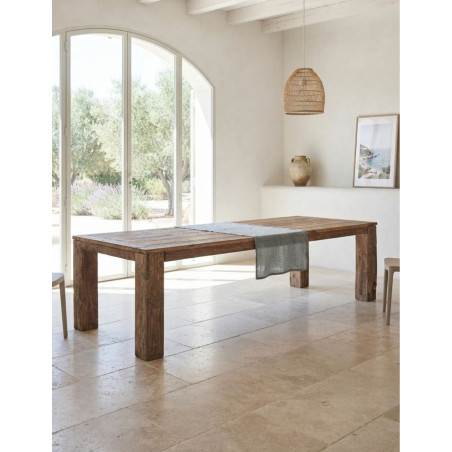 Mesa Madera Comedor Backlyn 270x120 cm. Marrón - Montiel
