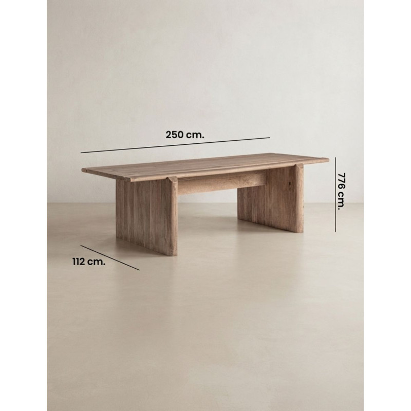 Mesa de Comedor Jacquard 250x112 cm. de Madera - Montiel