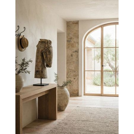 Figura Caballo Decorativo 90 cm. de Alto de Madera - Montiel