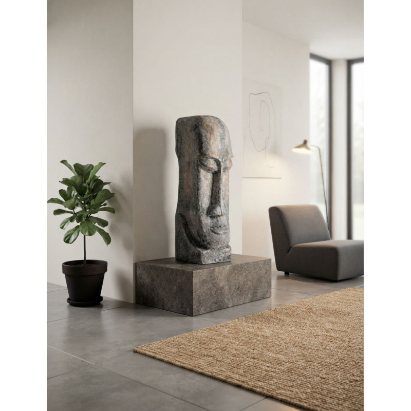 Escultura Khalid 110x38 cm. de Cemento - Montiel