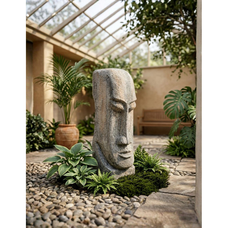 Escultura Khalid 110x38 cm. de Cemento - Montiel