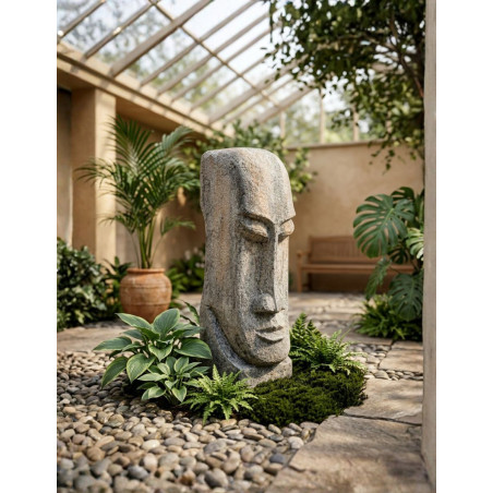 Escultura Khalid 110x38 cm. de Cemento - Montiel