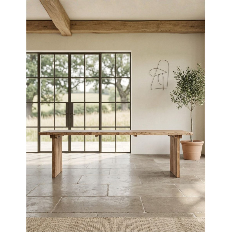 Mesa Comedor Omaha 260x110 cm. de Madera Marrón - Montiel
