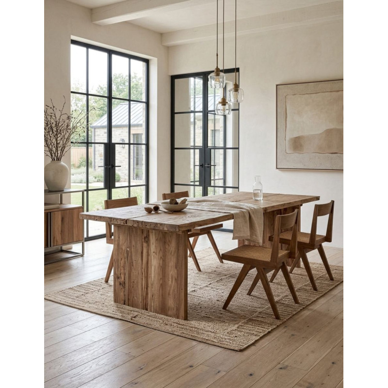 Mesa Comedor Omaha 260x110 cm. de Madera Marrón - Montiel