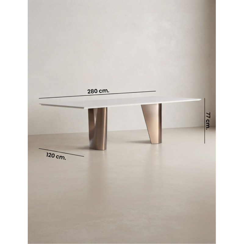Mesa Comedor Ledat 10 Comensales 280x120 cm. - Montiel