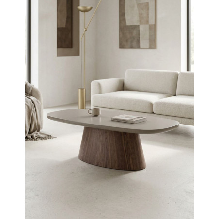 Mesa Auxiliar Bionaz 140x60 cm. Ovalada - Montiel