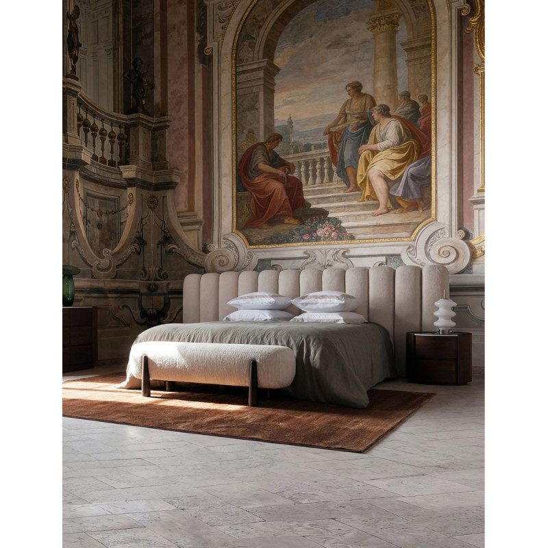 Cabecero Mier para Dormitorio 323x115 cm. Beige - Montiel