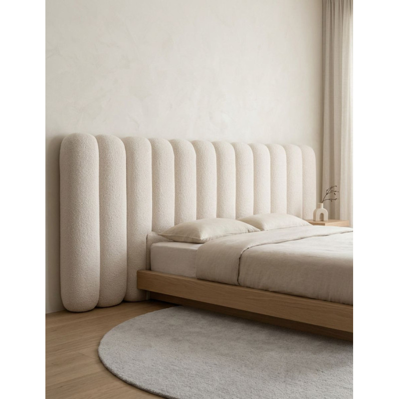 Cabecero Mier para Dormitorio 323x115 cm. Beige - Montiel