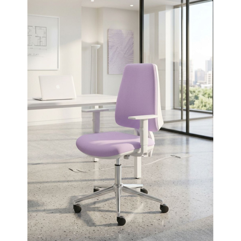Silla Ergonómica Oficina Almu White de Kunna - Montiel