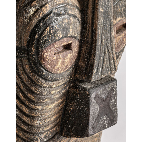 Figura Artesanal Plik de Decoración Madera Marrón - Montiel