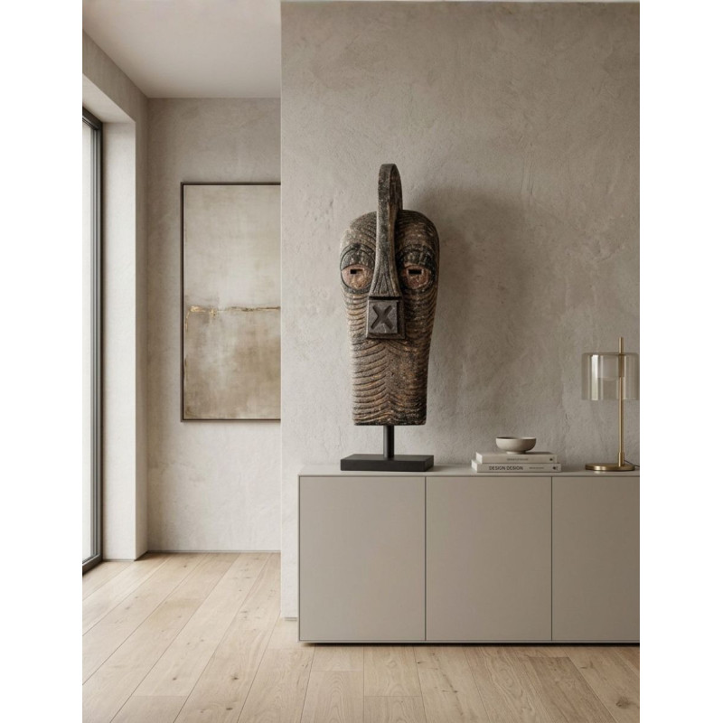 Figura Artesanal Plik de Decoración Madera Marrón - Montiel