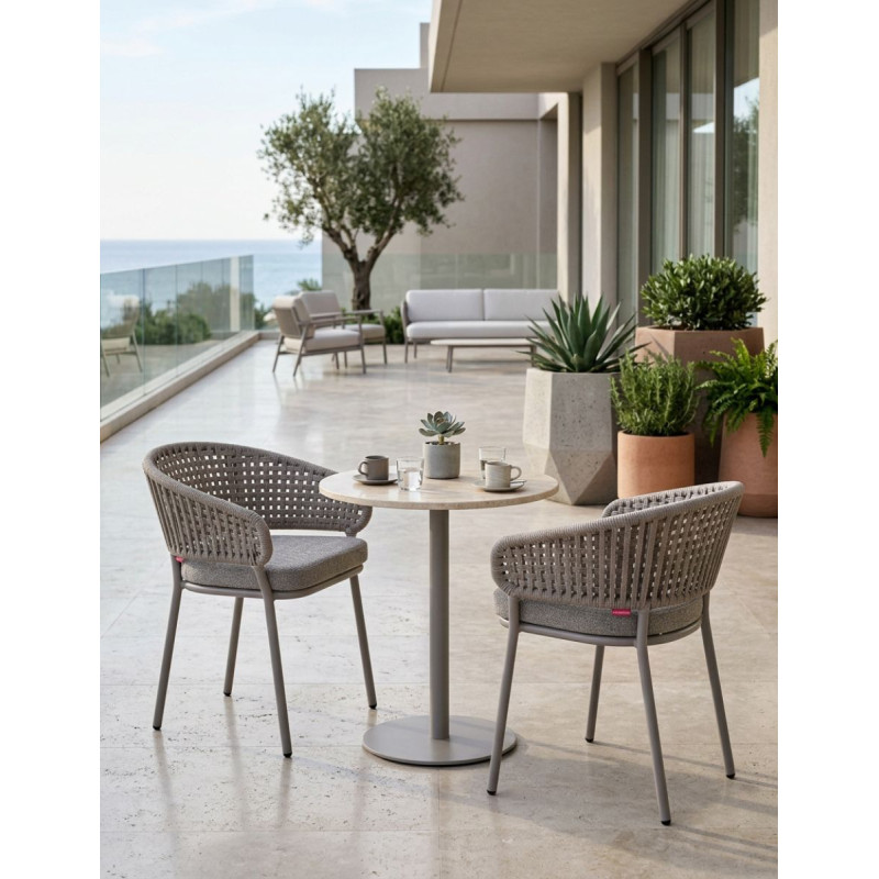 Silla de Exterior Lenk Acabado Topo - Montiel