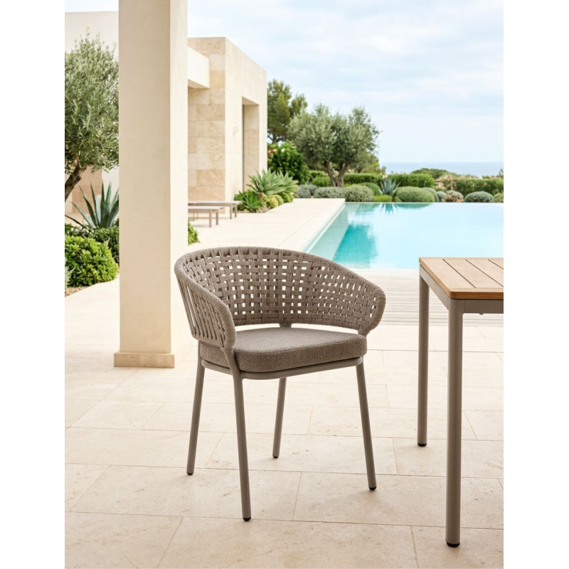 Silla de Exterior Lenk Acabado Topo - Montiel