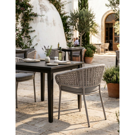 Silla de Exterior Lenk Acabado Topo - Montiel