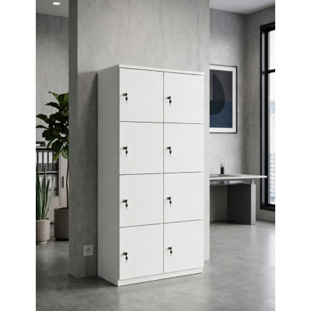 Taquilla Blanca 8 Puertas Steelcase - Montiel