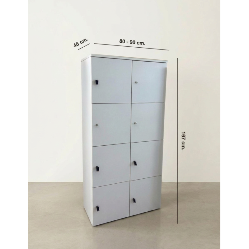 Taquilla Blanca 8 Puertas Steelcase - Montiel