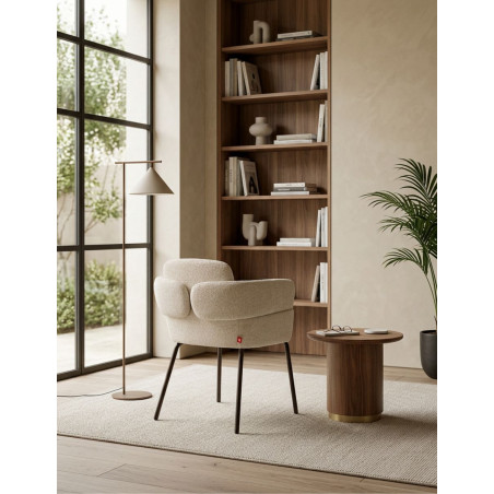 Silla Laven de Comedor Color Crema - Montiel