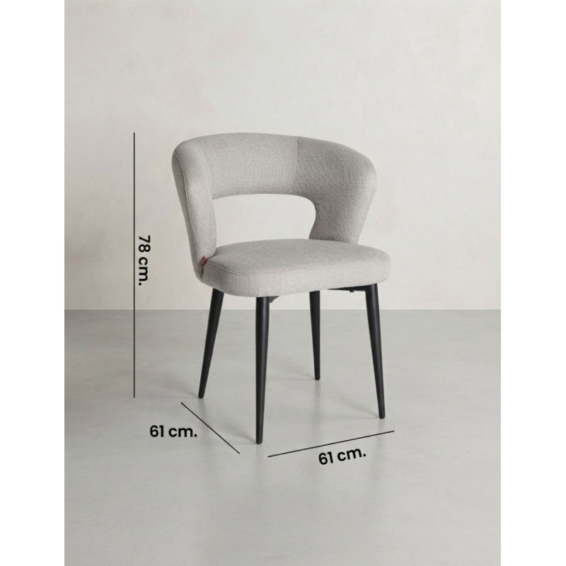 Sillas Flagnac de Comedor Color Beige - Montiel