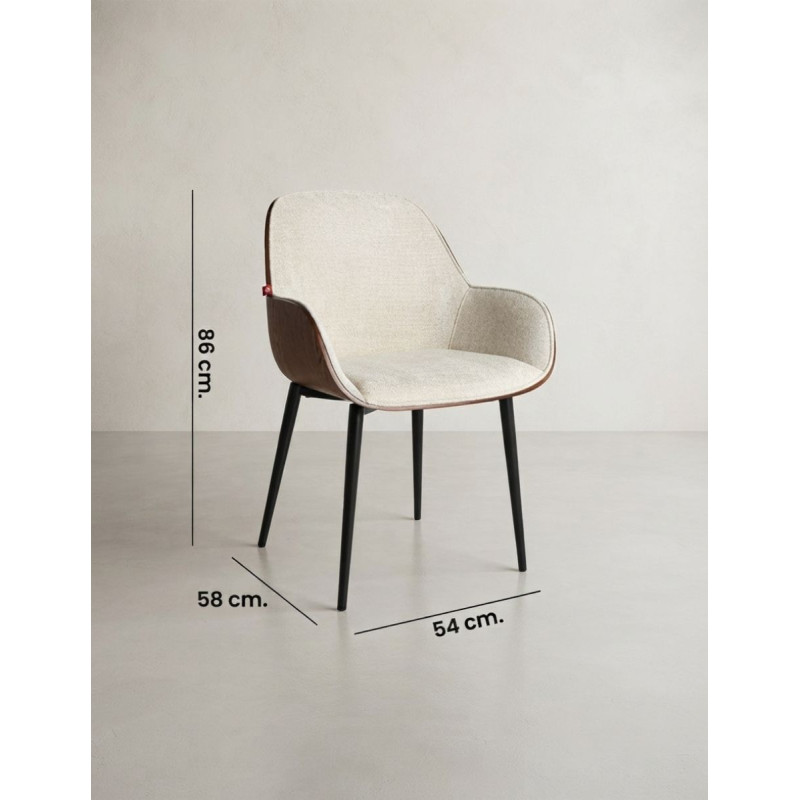 Silla Recepción Beesd de Color Blanco - Montiel
