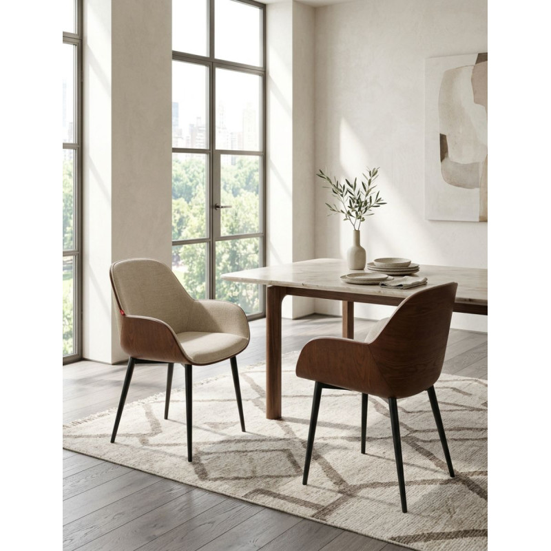 Silla Recepción Beesd de Color Blanco - Montiel
