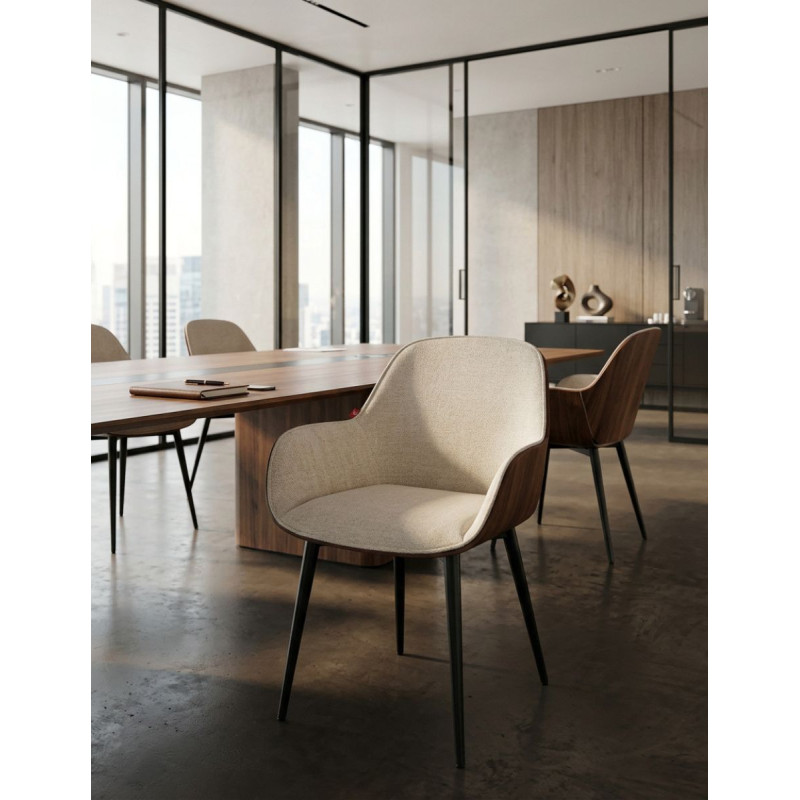 Silla Recepción Beesd de Color Blanco - Montiel