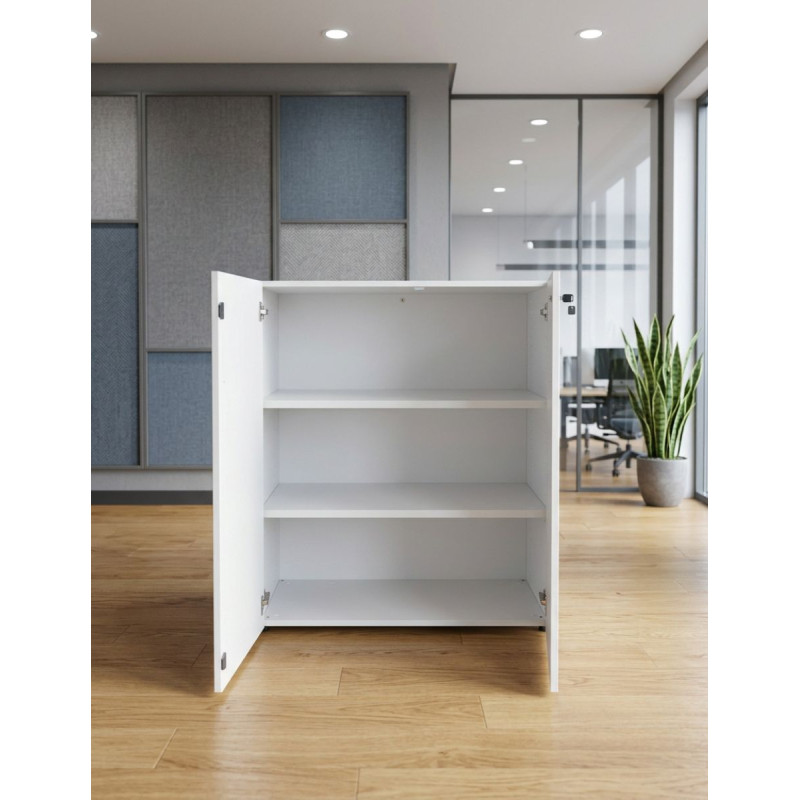 Armario Oficina Blanco 111x93 cm. de Steelcase - Montiel
