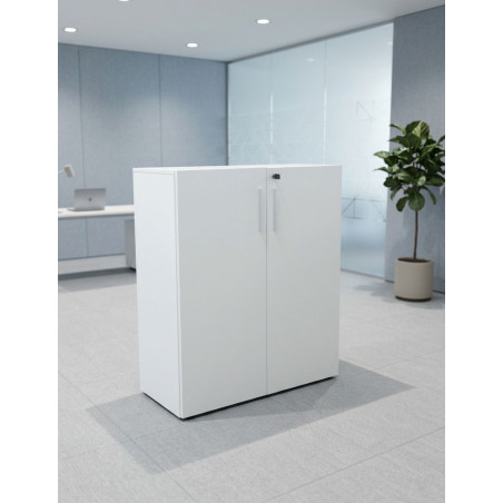 Armario Oficina Blanco 111x93 cm. de Steelcase - Montiel