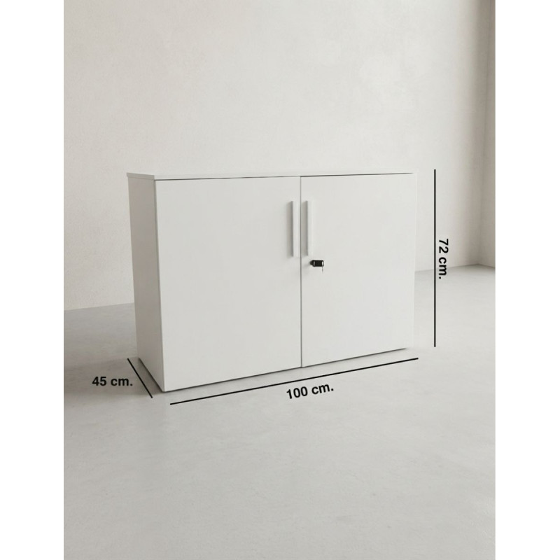 Armario Oficina Blanco Bajo de Steelcase - Montiel