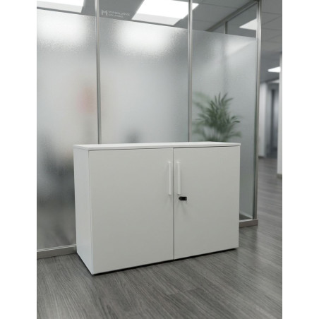 Armario Oficina Blanco Bajo de Steelcase - Montiel