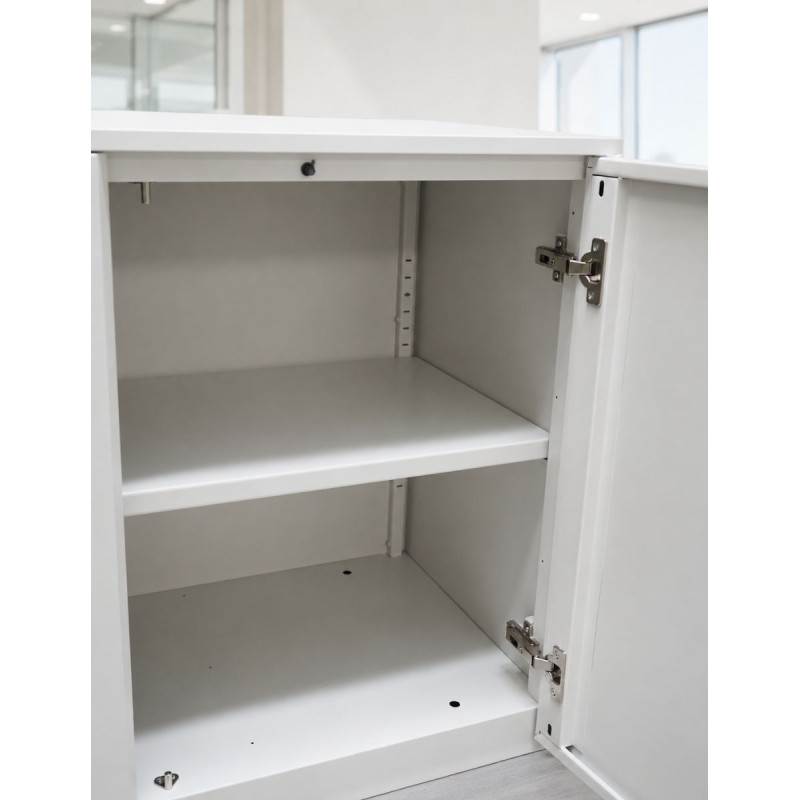 Armario Oficina Blanco Bajo de Steelcase - Montiel