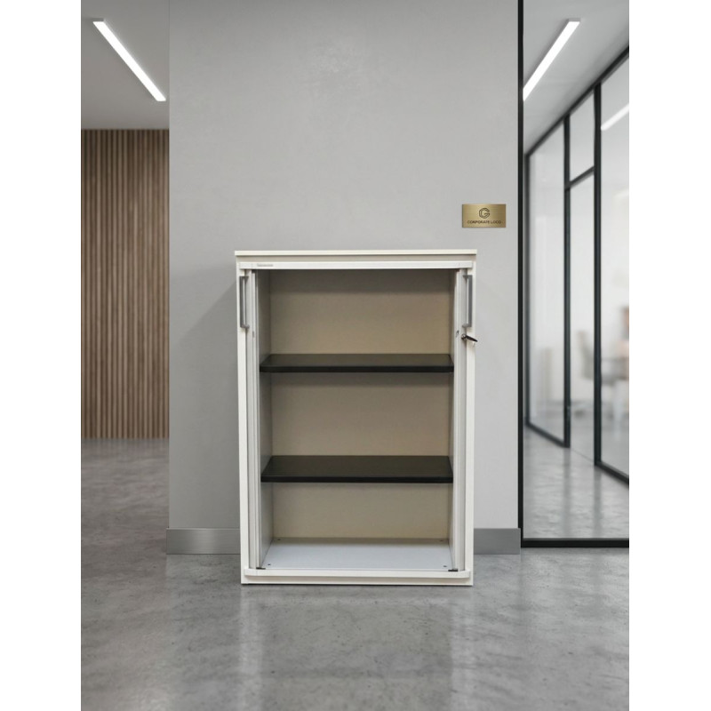 Armario Blanco Oficina 110x80 cm. de Steelcase - Montiel