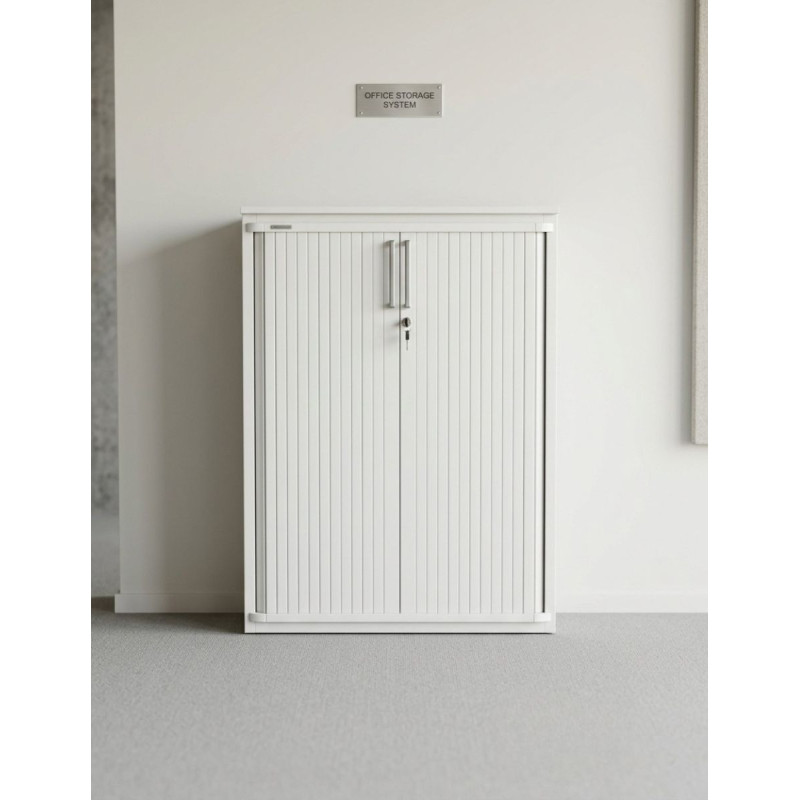 Armario Blanco Oficina 110x80 cm. de Steelcase - Montiel