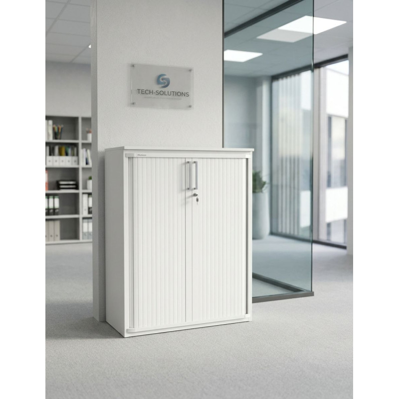 Armario Blanco Oficina 110x80 cm. de Steelcase - Montiel