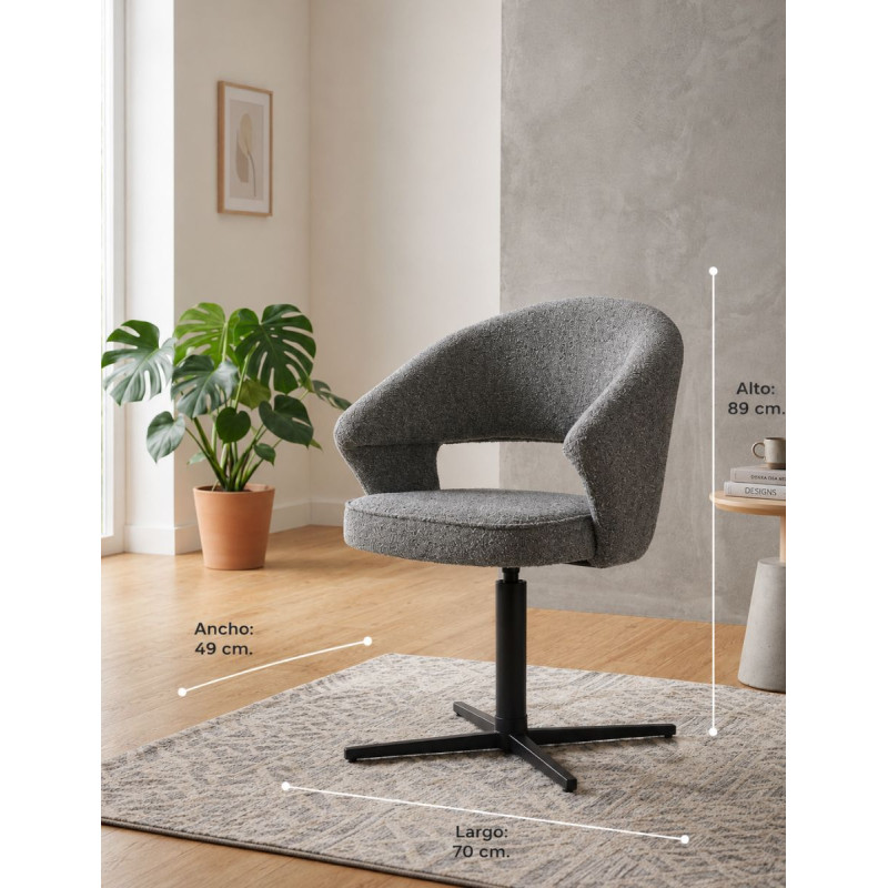 Pack de 2 Sillas de Recepción Stuttgart Giratorias