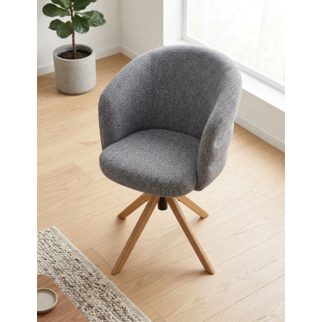 Silla Confidente Montreux Giratoria 360º - Montiel