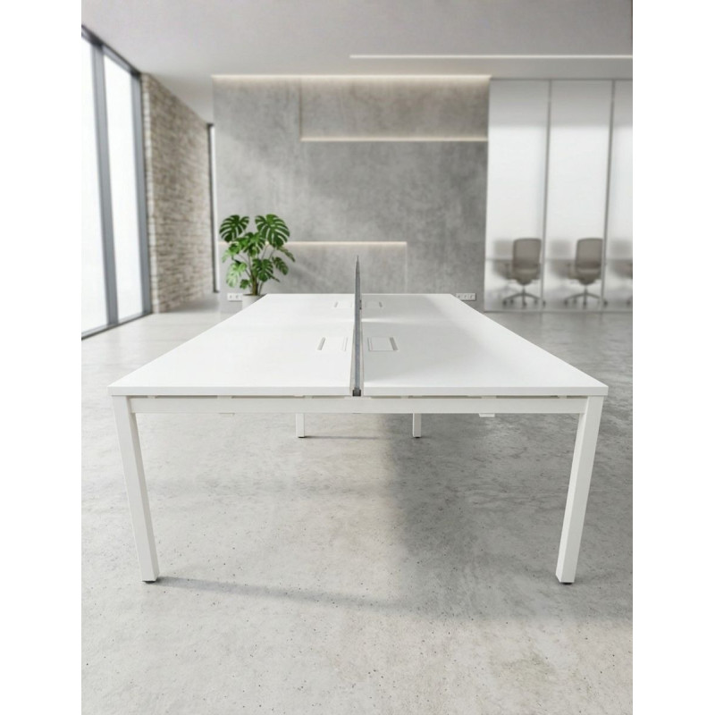 Multipuesto 4 Puestos Blanco 320x160 cm. MM1908 de Montiel