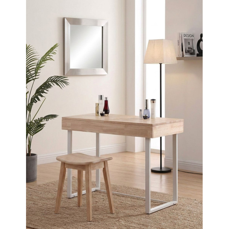 Tocador con Espejo Pretty 100x50 CM Nordish/Blanco - Montiel