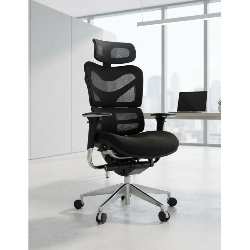 ▷ Silla Ergonómica New ErgoStone de Euromof - Oficinas Montiel