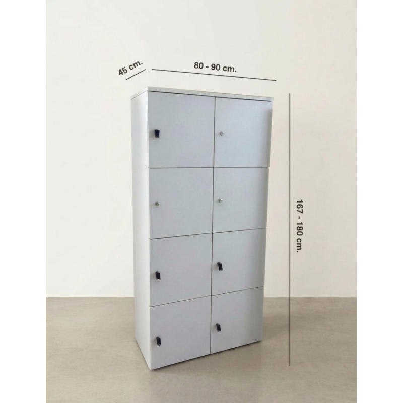 Taquilla Blanca 8 Puertas Steelcase - Montiel