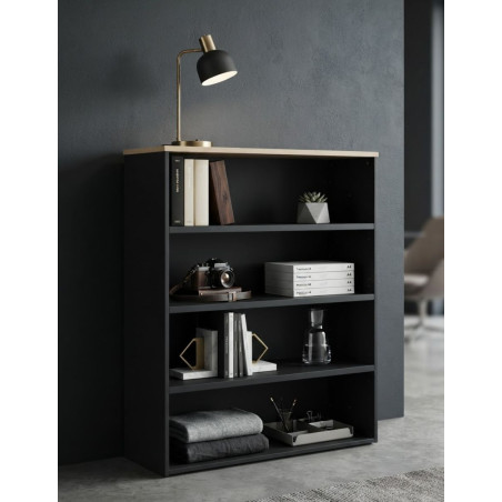 Estantería Oficina Madera 152x120 cm Cubo de Forma 5