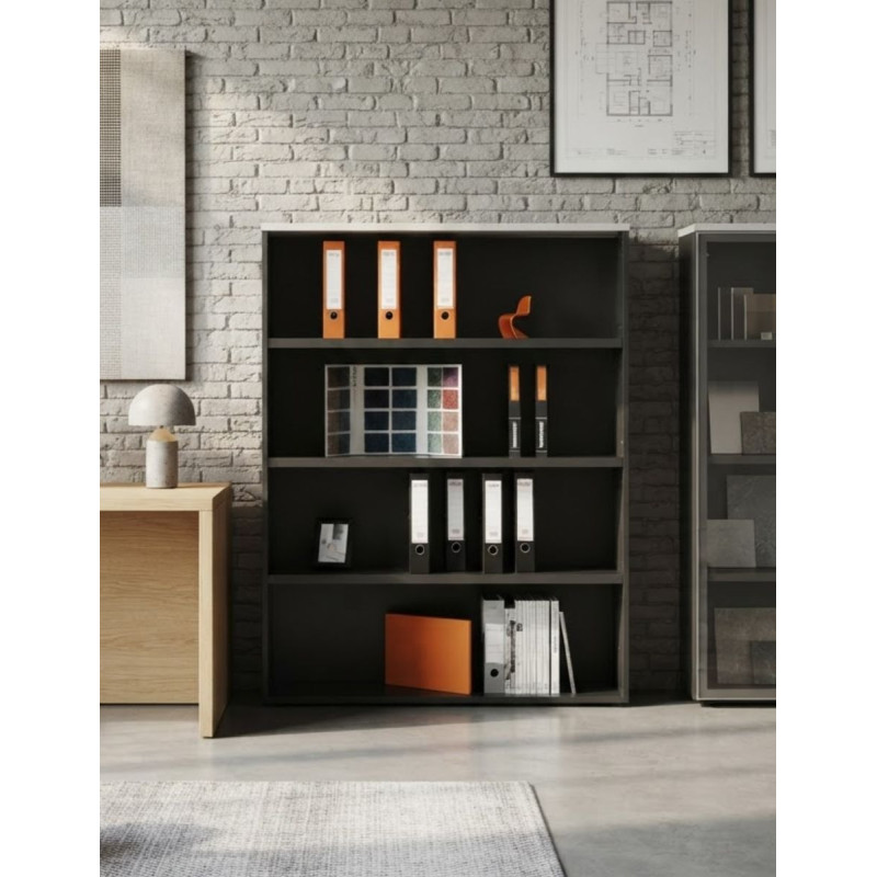 Estantería Oficina Madera 152x120 cm Cubo de Forma 5