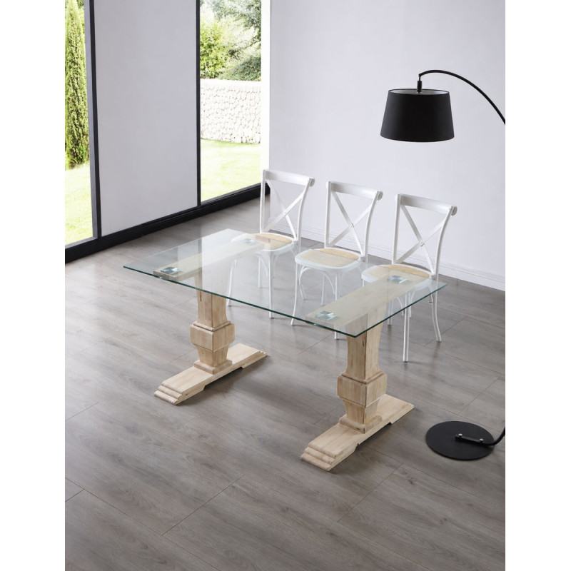 Mesa Versalles Fija de Comedor 160x90 cm. - Montiel