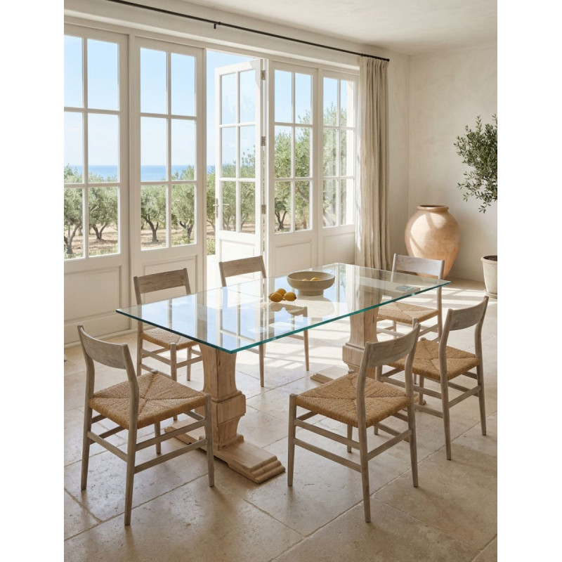 Mesa Versalles Fija de Comedor 160x90 cm. - Montiel