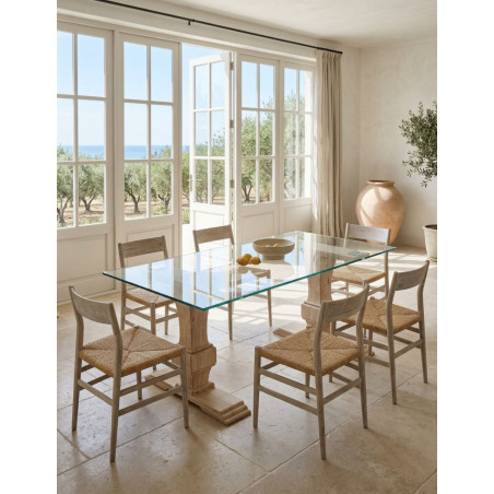 Mesa Versalles Fija de Comedor 160x90 cm. - Montiel
