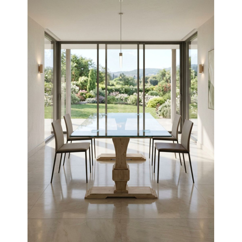 Mesa Versalles Fija de Comedor 160x90 cm. - Montiel
