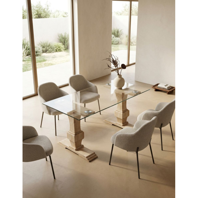 Mesa Versalles Fija de Comedor 160x90 cm. - Montiel