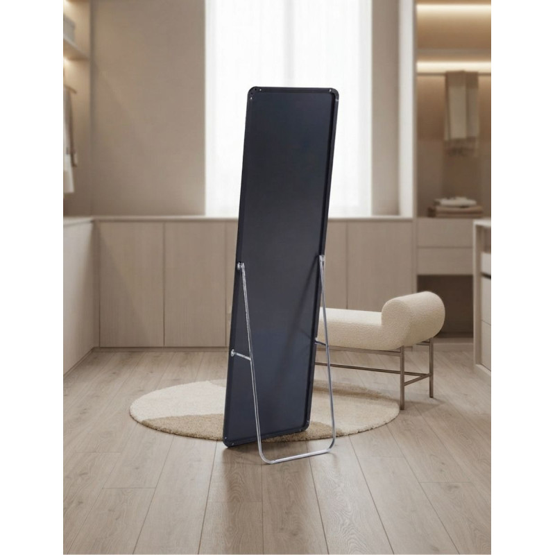 Espejo Black de Pie 152x45 cm. Marco Negro - Montiel