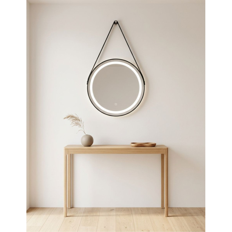 Espejo Belt Colgante Ø60 cm. Iluminación LED - Montiel