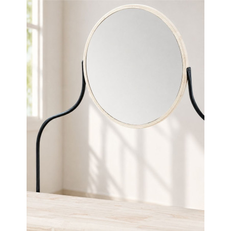 Tocador Moon Entradas 120x40 cm. Nordish/Negro - Montiel